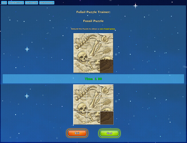 Fossil Puzzle Trainer